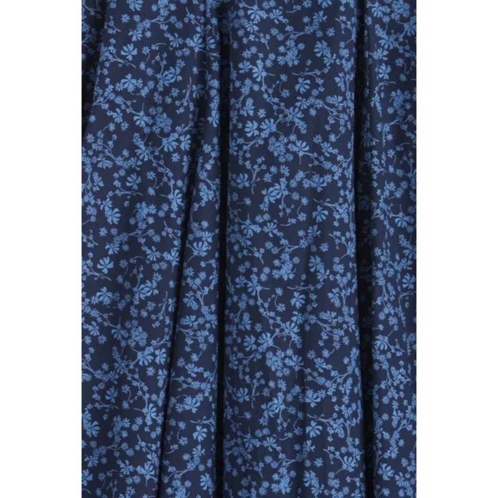 Draper James Midi Dress Woman Blue Size 8 Caitlyn Ribbon Floral - Picture 7 of 8